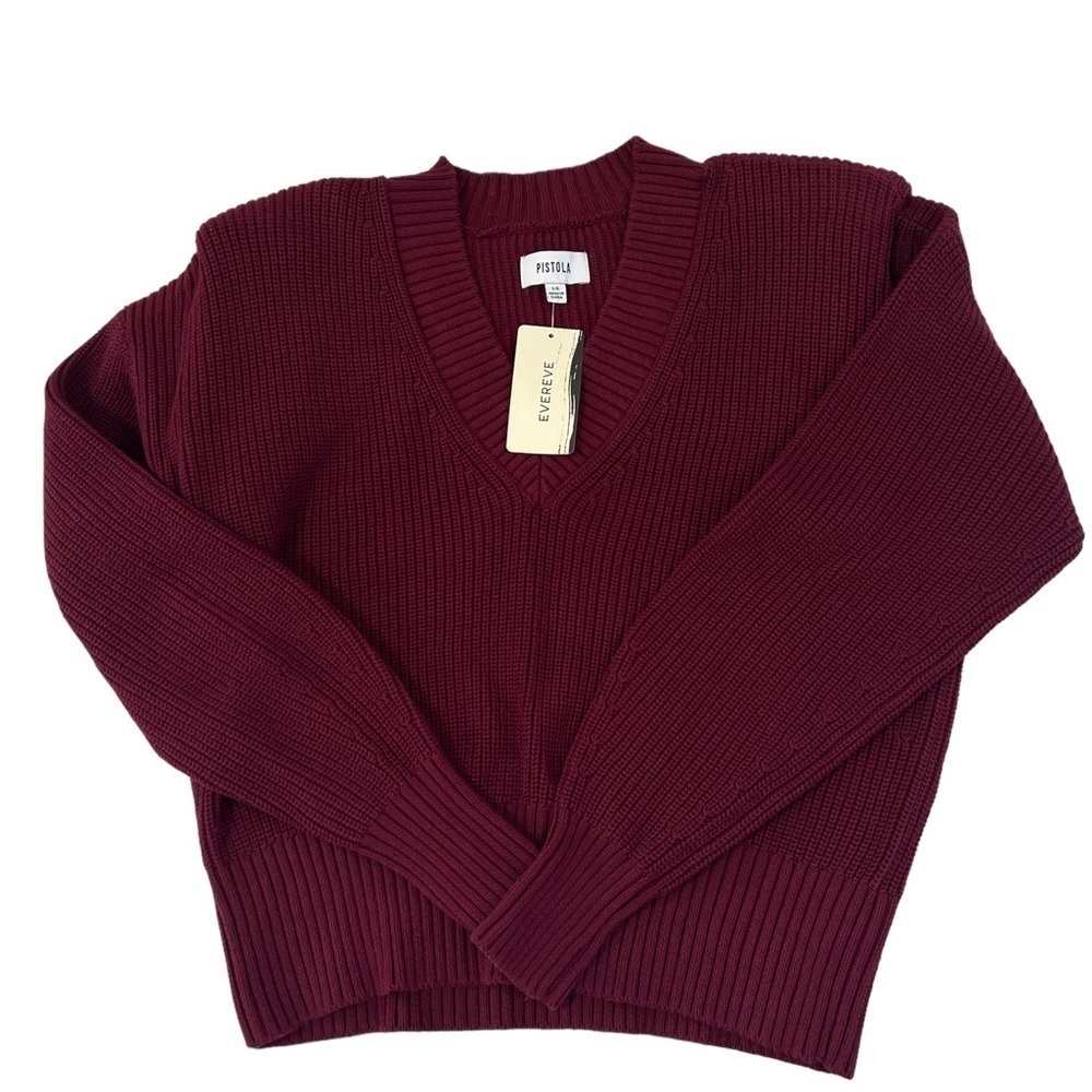 Pistola evereve shoulder pad sweater XS